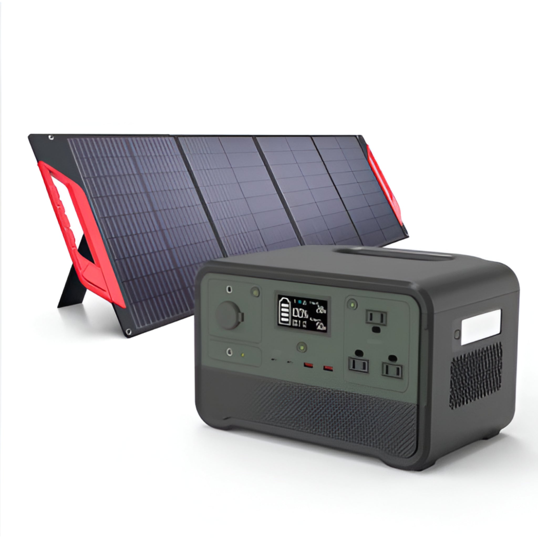 ObsidianRidge Apex 1800 Solar Generator Kit
